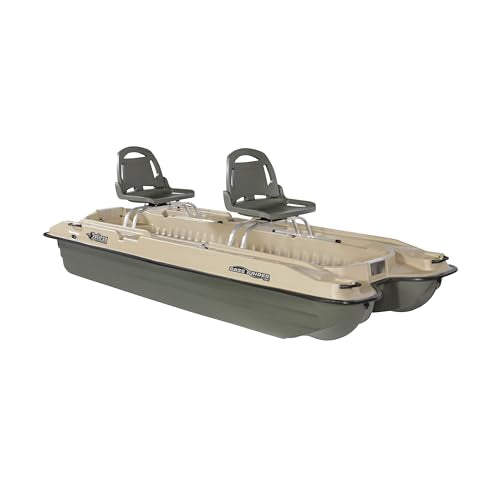 Pelican Bass Raider 10E Angler Fishing Boat 10.2 ft Khaki Beige