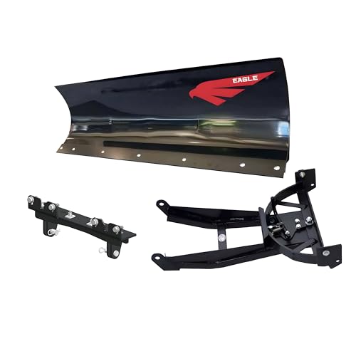 HitchDoc Outdoors 72 inch Eagle UTV Snow Plow System Compatible with Kubota RTV, RTV-X (2004-2024) Models | Steel Front-Mount Design | Made in USA
