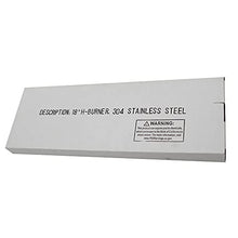 Rsmmpqa Stainless Steel 24" x 6" Fire Pit and Fireplace H Burner for Propane Outdoor Gas Fireplaces