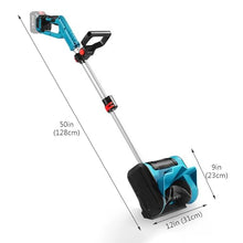Portable Snow Shovel, Foldable Snow Blower, Compactand and Lightweight, Snow Thrower with Double Safety Switch, for Driveway Winter Snow Removal(One Batteries)