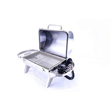 BBQube Kamado-Go 275 Portable Charcoal Smoker Tailgating Grill with TempMaster Auto Temperature BBQ Controller, Stainless Steel, Folding Side Table/Handle Innovative Design Finest Craftsmanship