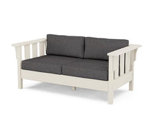 Martha Stewart by POLYWOOD® Acadia 4-Piece Deep Seating Set with Loveseat in Sand/Ash Charcoal
