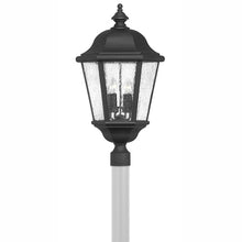 Hinkley Edgewater XL 4-Light Outdoor Post Lantern w/Lumiglo, Black