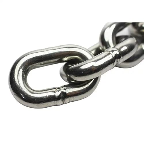 Smart Choice Marine ASI 316 Stainless Steel BBB 1 DIN766 High Test Marine Anchor Chain 5/16" 100 Feet