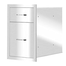 51.69 x 32.99 x 52.98) cm(L x W x H) Outdoor Kitchen Drawers Stainless Steel BBQ Drawers for Outdoor Kitchen BBQ Island WIDE APPLICATION