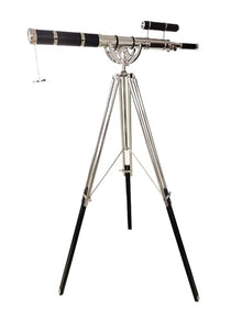 NAVIROCK Nautical Handcrafted Brass Telescope Chrome Finish