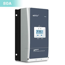 EPEVER 80A MPPT Solar Charge Controller 12/24/36/48VDC Automatically Identifying System Voltage with MT52 Remote Meter & Temperature Sensor RTS & Communication Cable RS485