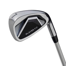 WILSON Women's PlayerFit Compete Golf Set with Cart Bag - Ladies Right Hand, Graphite, Periwinkle/Black