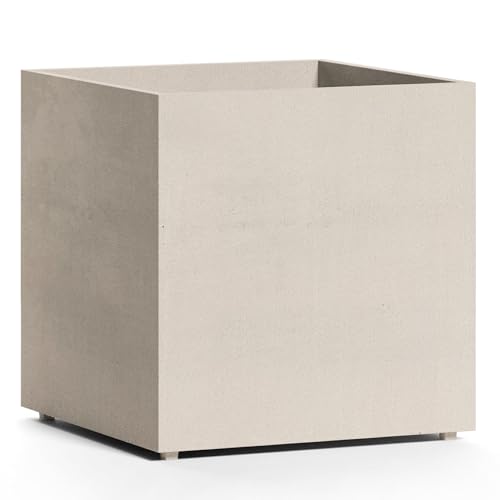 COSAPOTS Reglito Cube Planters for Outdoor Plants, Square Indoor/Outdoor