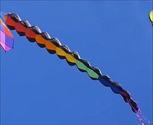 TiffyDance Colorful Tube Shape Kite Windsock 15M 3D Inflatable Tail