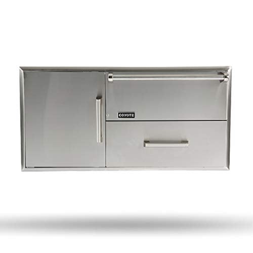 Coyote 42-Inch Access Door and Drawer Combo with Warming Drawer - CCD-WD