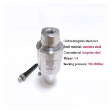 High Pressure Washing Nozzle 1000 Bar Ultra-high Hot And Cold Water Turbo Rotating For Removal Surface(1000bar 020 nozzle)