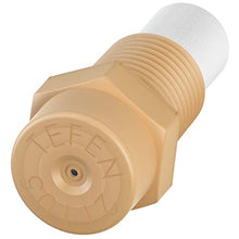 Tefen Plastic Fog Nozzle with Poly Filter Misting Poultry 1/8" NPT 2 GPH - 1000 Pack