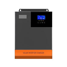 IIUUAYUVI All-in-One 5000W Pure Sine Wave Hybrid Solar Inverter 80A Charging Current 500VDCMax Input Voltage Solar Charger Controller, 48V