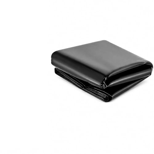 YILUFAYKP Fish Pond Liner 5 mil PE Waterproof Membrane, Black Geomembrane Sheet for Koi Ponds, Garden Ponds and Water Features