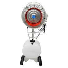 THUXEON 110V Industrial Spray Electric Fan 550W Industrial Misting Cooling Spray Fan, Portable Oscillating Misting Blower 60L Tank, 19776CFM, Cools, Humidifies, Purifies the Air for Workshop, Factory