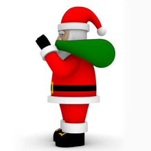 YBZCHLM Giant Inflatable Santa Claus with Gift Bag and LED Lights 16ft Red