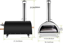 Wood Fired Outdoor Pizza Oven – Portable Hard Wood Pellet Pizza Oven – Ideal for Any Outdoor Kitchen