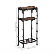 M3b6G8p1 bonsai pot stand 3 Tier Chinese Style Bamboo Bonsai Shelves