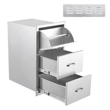 Aptliton 304 Stainless Steel Outdoor Kitchen Access Drawers