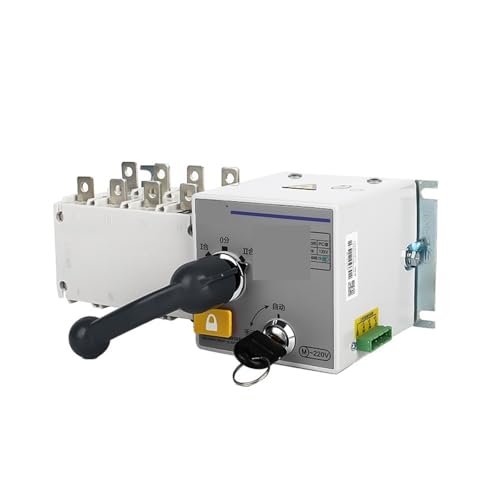TJIORUO Dual Power Supply PC Level Automatic Transfer Switch NH40 Circuit Breaker 3P Isolation Switch 4P63A(NH40-315/4SZ)