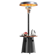 Pamapic Outdoor Heaters for Patio with Round Table Design, Premium 304 Stainless Steel Burner, Triple Protection System Propane Patio Heater for Porch Garden, Residential & Commercial Use