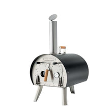 LOUIS TELLIER - MARCEL Wood Fired Outdoor Oven - Portable Oven for Camping, Picnics, and Backyard Cooking - Black