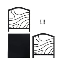 DJVHSRI Metal Firewood Log Holder Black Solid Wrought Iron Firewood Rack Garden Wood Storage Living Room Fireplace Log Burner Accessories,