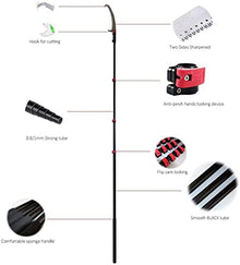 Telescopic Pole Saw Extendable Landscaping Pole Saw Adjustable Pruning Saws, for Pruning and Trimming Branches and Leaves 3.6m/12ft