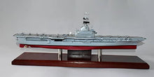 Squadron Nostalgia LLC USS Shangri-La CVA-38 Aircraft Carrier Model Essex Class Mahogany 24 Inch Multicolor