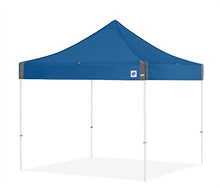 E-Z UP Eclipse Instant Shelter Canopy, 10' x 10', White Steel Frame and Professional Grade Royal Blue Top