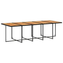 AMBERARD Patio Dining Set Set of 12 Black Furniture Set