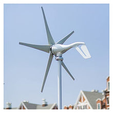 J3DFGFLR Wind Turbine Generator 12V/24V 400W Rated 400W Wind Power Generator 3/5/6Blades Wind Generator Outdoor Power Tools (Color : Adanced Controller Specification : 3 Blades)