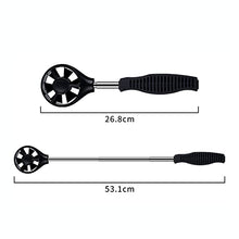 XARONF Anemometer Measures Wind Speed Wind Flow Wind Temperature Air Flow Velocity Meter with Backlight MAX MIN AVG