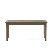 roomfitters Peyton Outdoor Loveseat and Coffee Table Set, Patio Seating Furniture Set for Porch or Garden, Dark Grey