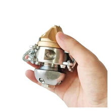 Rotating Sewer Nozzle, High Pressure Pipeline Dredging Cleaning Diamond Nozzles Rope & Chain Sling(1I2 Female 50LPM)