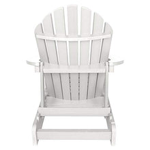 highwood AD-KITCHL6-WHE Hamilton Folding and Reclining Adirondack Chairs, 2-Piece Set, White