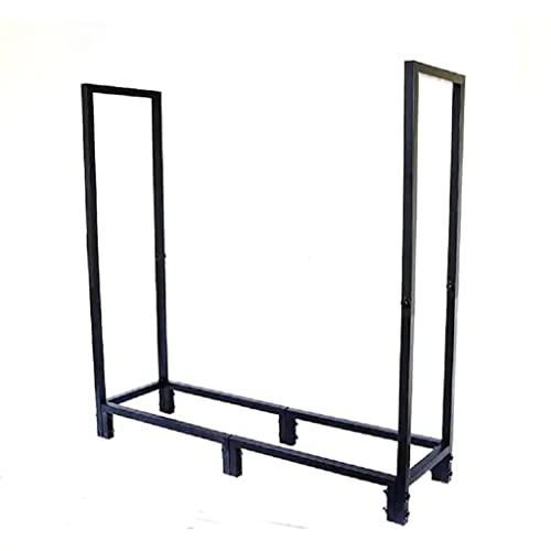 EliteBloom Firewood Storage Rack Iron Disassembly Floor Storage Wood Firewood Shelf Shelving Shelf Firewood Display Shelf Living Room,