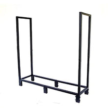 EliteBloom Firewood Storage Rack Iron Disassembly Floor Storage Wood Firewood Shelf Shelving Shelf Firewood Display Shelf Living Room,