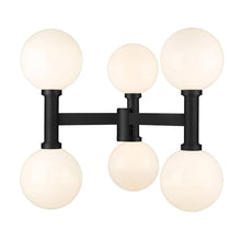Z-Lite Laurent Outdoor Post Light 6-Light 360 Watts Black