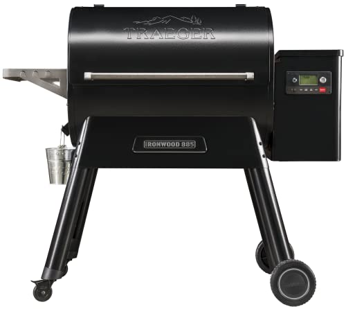 Traeger Ironwood 885 Electric Wood Pellet Grill and Smoker Black