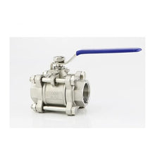 TQKEBWGW 3PC Manual Ball Valve Female Thread SS304/SS201 Stainless Steel DN50/DN65/DN80(DN65,SS304)