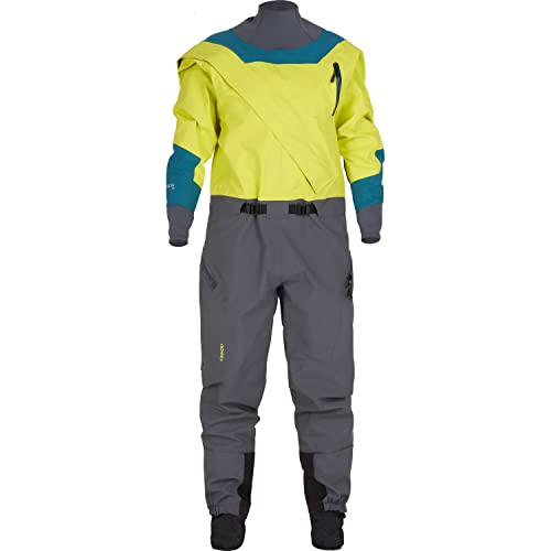 NRS Women's Nomad Gore-TEX Pro Semi-Dry Suit Chartreuse M