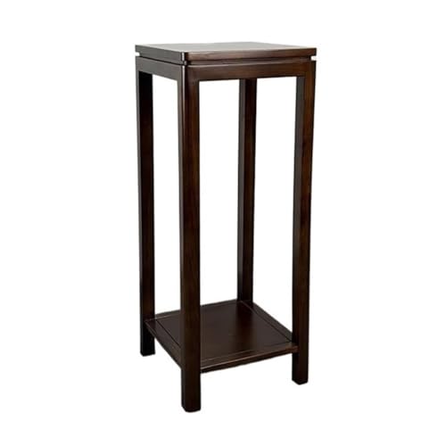 LUYOUBOZHU Vase Stand Simple Double Chinese Wood Bonsai Display Stand, Plant Rack for Living Room Balcony Gardening(Small)