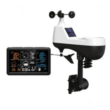 Rain Gauge Outdoor, Digital Weather Station Anemometer Rain Gauge(White)