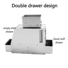 ERoomQ Bird Feed Blown Shell Splitter,Electric Stainless Steel Grain Separator W/Adjustable Speed Fan for Millet.Misc Grains.Melon Seeds