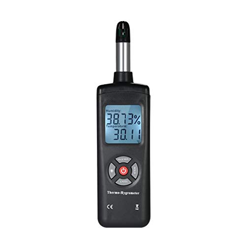 MVUYO Temperature Instruments Digital Thermometer Hygrometer Humidity & Temperature Sensor Pyrometer Psychrometer