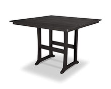 Trex Outdoor Furniture™ Farmhouse Trestle 59" Bar Table in Charcoal Black