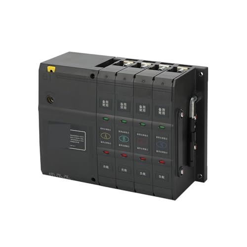 TJIORUO PC-Level Dual Power Transfer Switch Guide Rail Type Q2-250 Dual Power Automatic Transfer Switch(JBREDQ2-250tyPe3P)