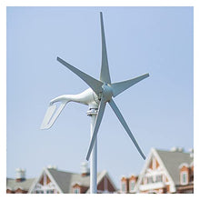 800W Wind Tubine Alternative Energy Generators Include Charge Controller for Battery - Onshore Wind(5 Blades 400W_12)